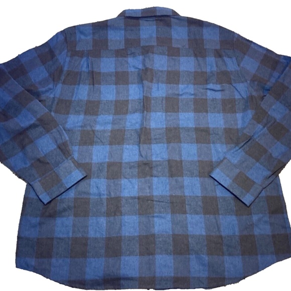 Weatherproof Men's Shirt Size 2XL Blue‎ Vintage Original Flannel Long Sleeve NEW - Picture 3 of 6